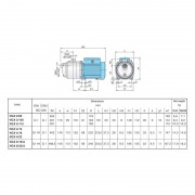 Самовсасывающий насос Calpeda NGXM 2/80 230/50 Hz