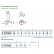 Насос с режущим механизмом Zenit GRN 250/2/G40H A1DT/50