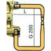 Комплект плеч с возд. охл.L=152мм,D=18мм TECNA 5032