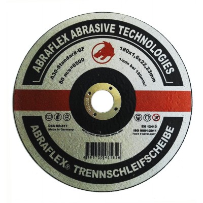 Круг отрезной A30R Standard BF 180X1.6X22.23 mm Круг отрезной A30R Standard BF 180X1.6X22.23 mm