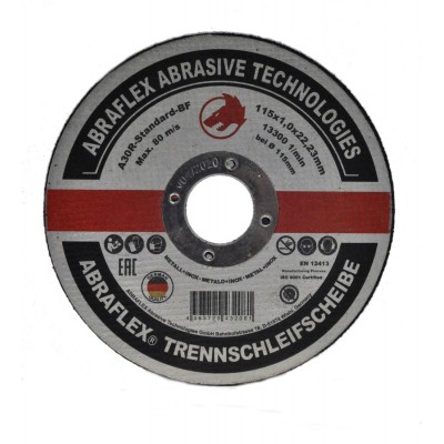 Круг отрезной Abraflex A30R Standard BF 115X1.0X22,23 Круг отрезной Abraflex A30R Standard BF 115X1.0X22,23